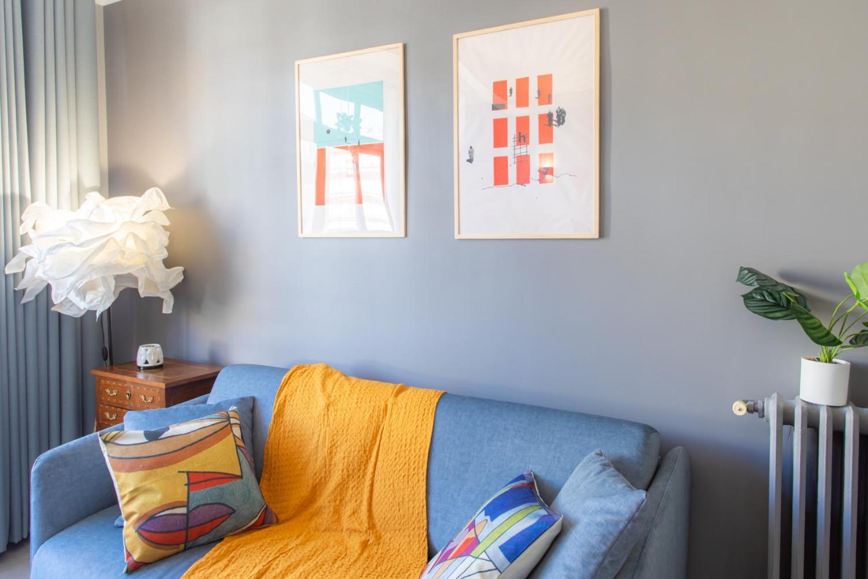 L12 Port Window 1bedroom Wifi 5mins & Nice's Cap Apartment